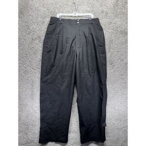 Zero Restriction Gore-Tex Men's XXL 2XL Big Black Golf Rain Pants ZR Vtg USA‎